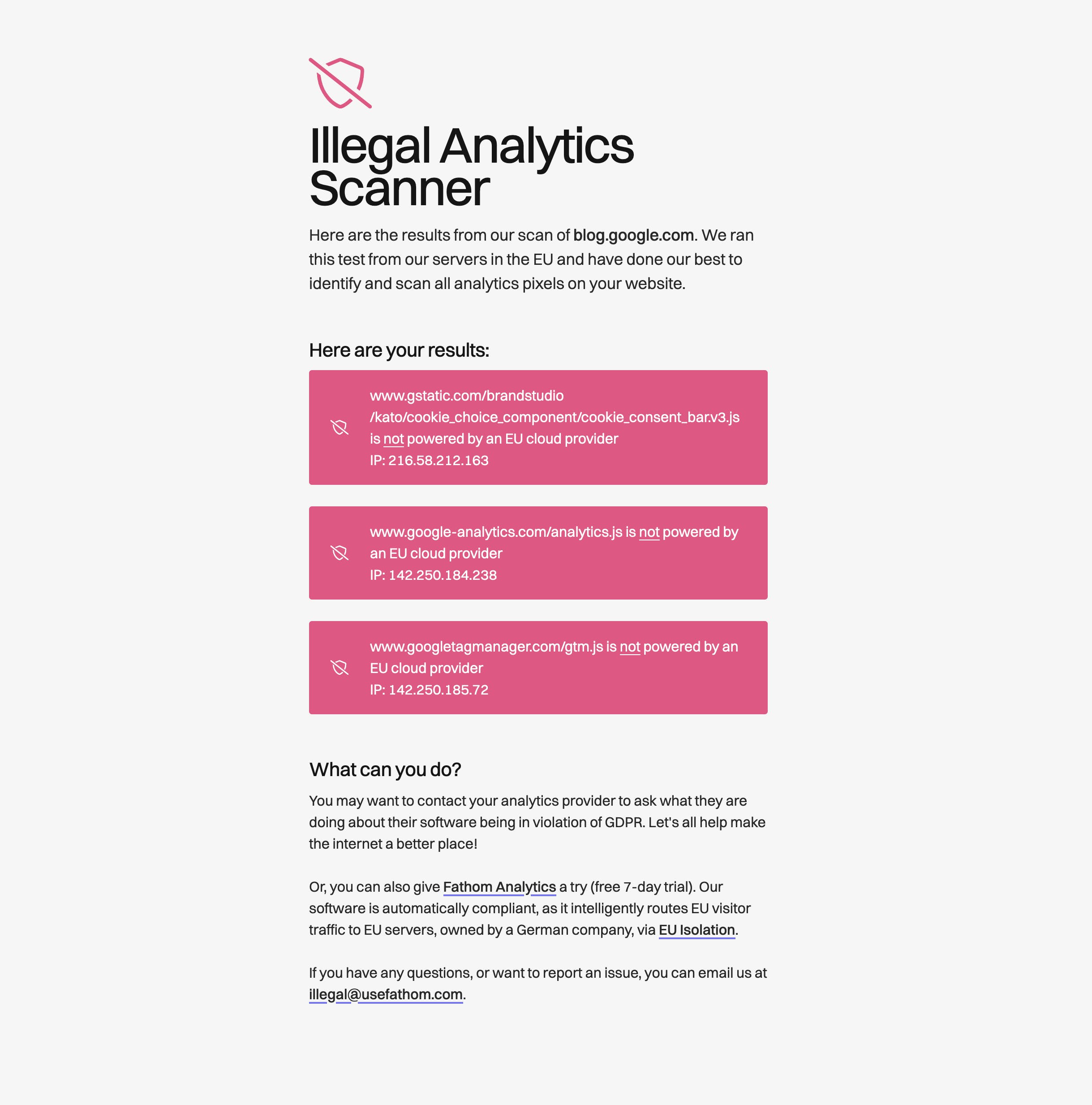 Illegal Analytics Scanner media 3