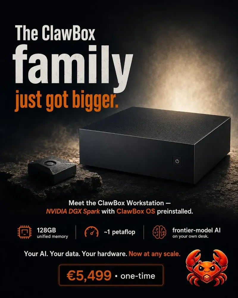 ClawBox Workstation screenshot 1