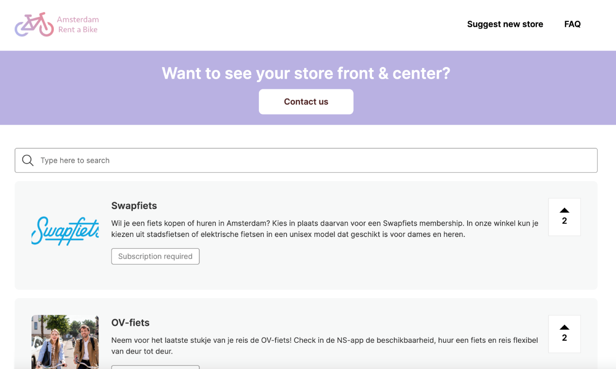 Amsterdam Rent a Bike gallery image