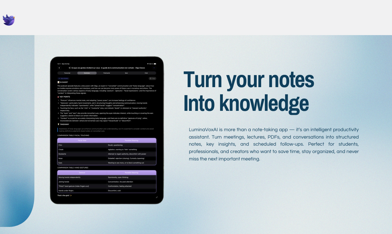 LuminavoxAI gallery image