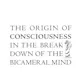 The Origin of Consciousness