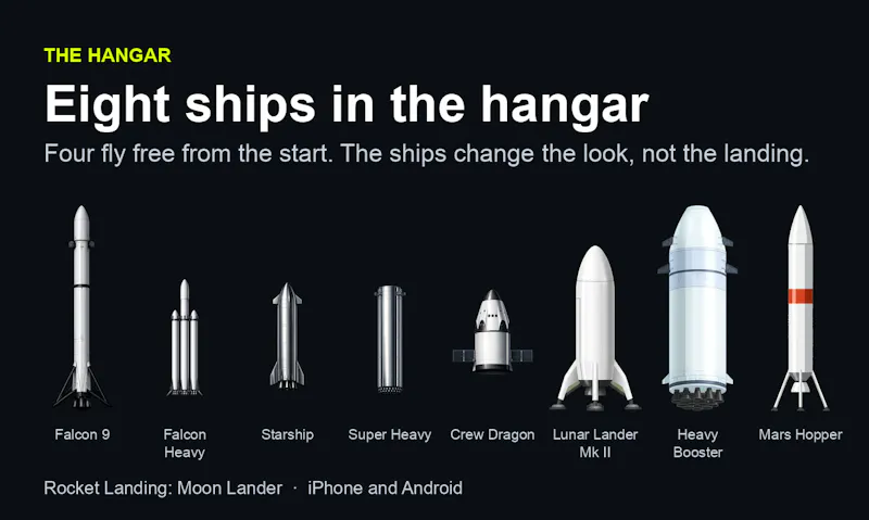 Rocket Landing: Moon Lander screenshot 5