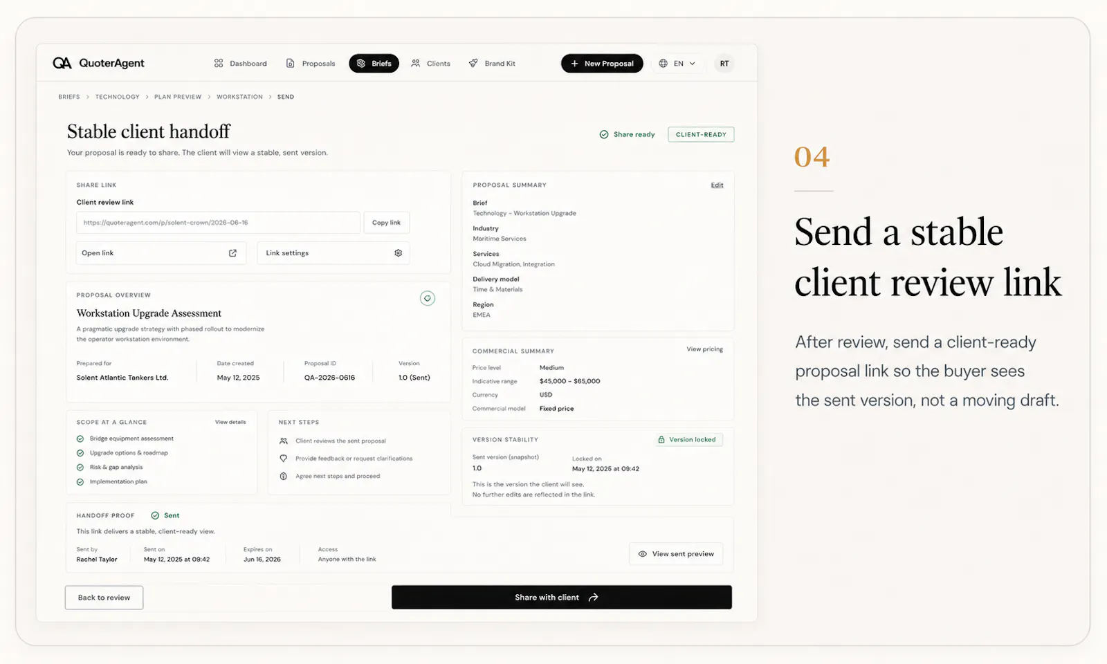 QuoterAgent screenshot 5