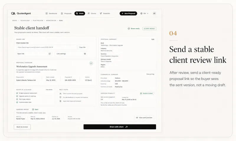 QuoterAgent screenshot 5