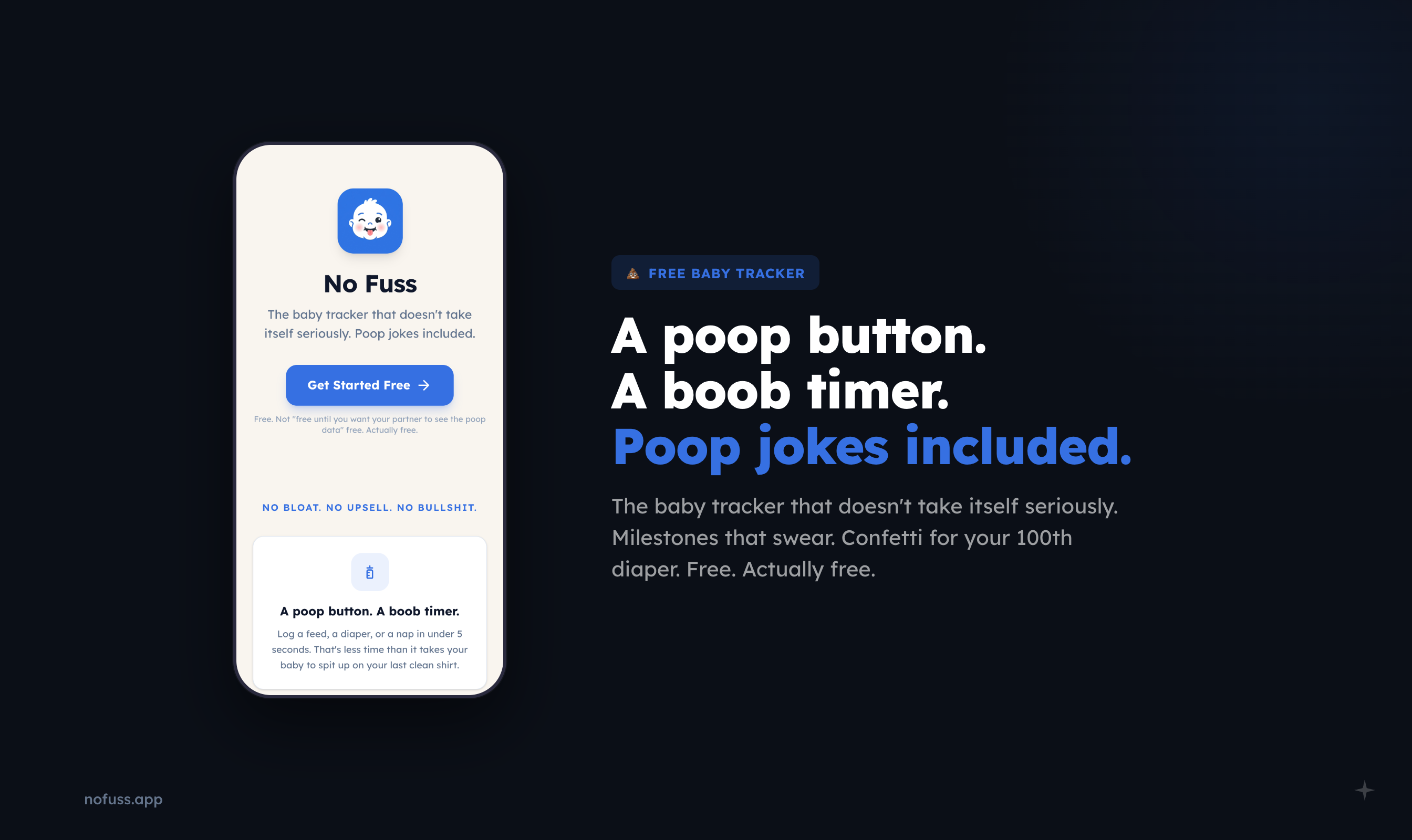 No Fuss -  Baby Tracker With Attitude gallery image