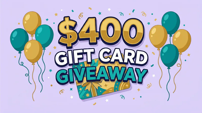 Enter to Win a $400 Gift Card screenshot 1