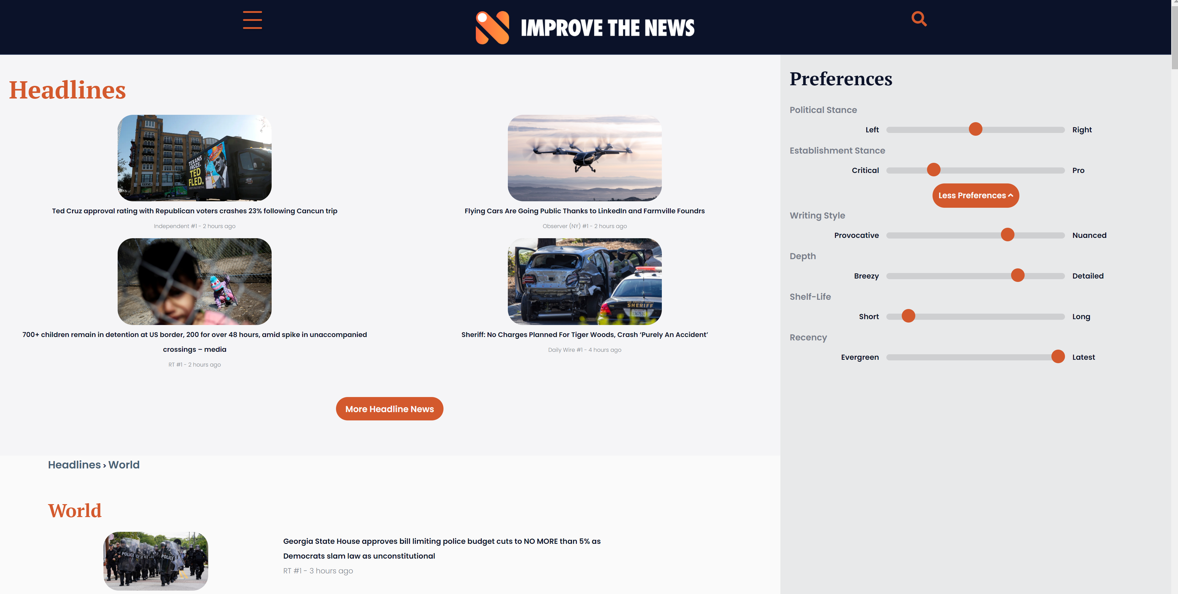 Improve the News gallery image