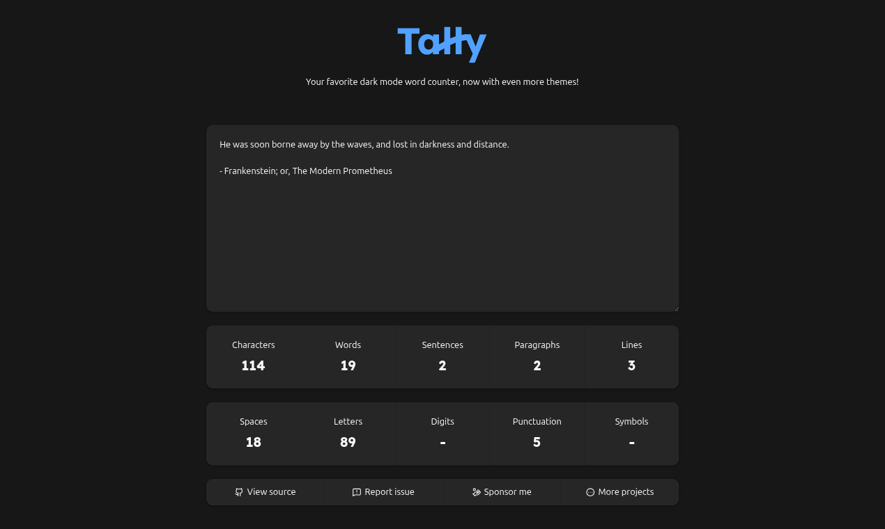 Tally - Word Counter gallery image
