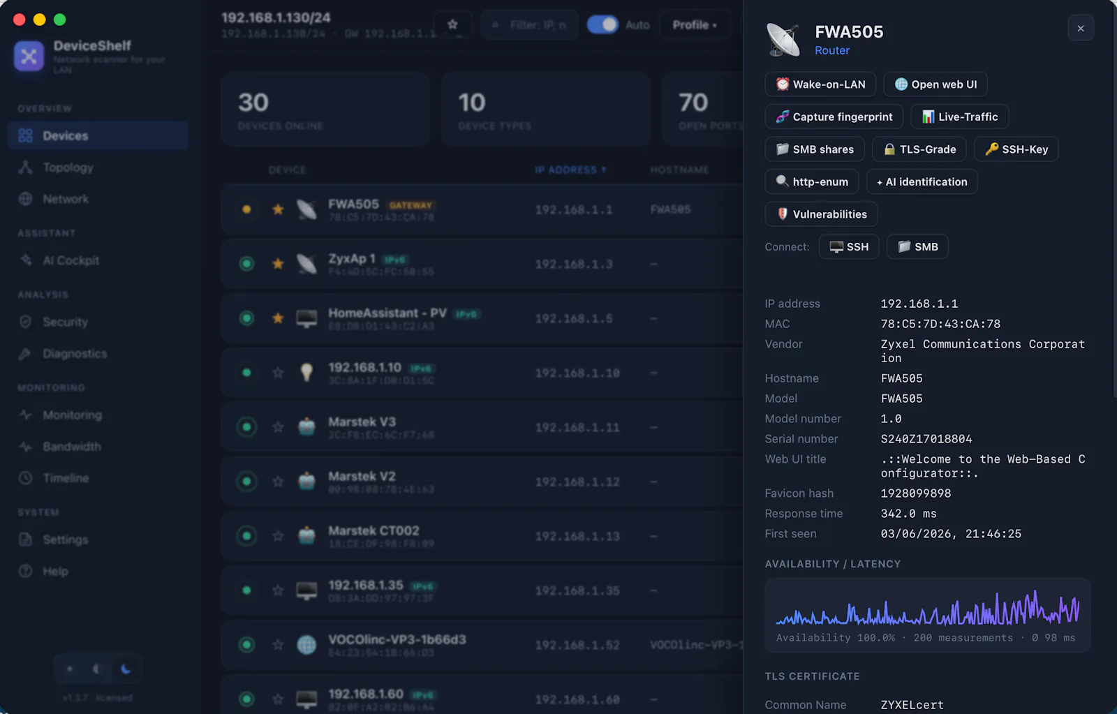 DeviceShelf screenshot 1