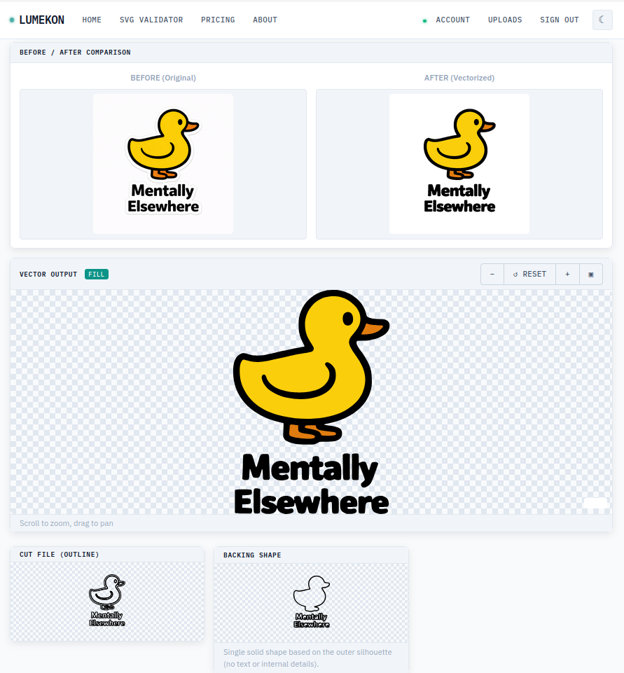 Lumekon - Screenshot 2 showing product features and functionality