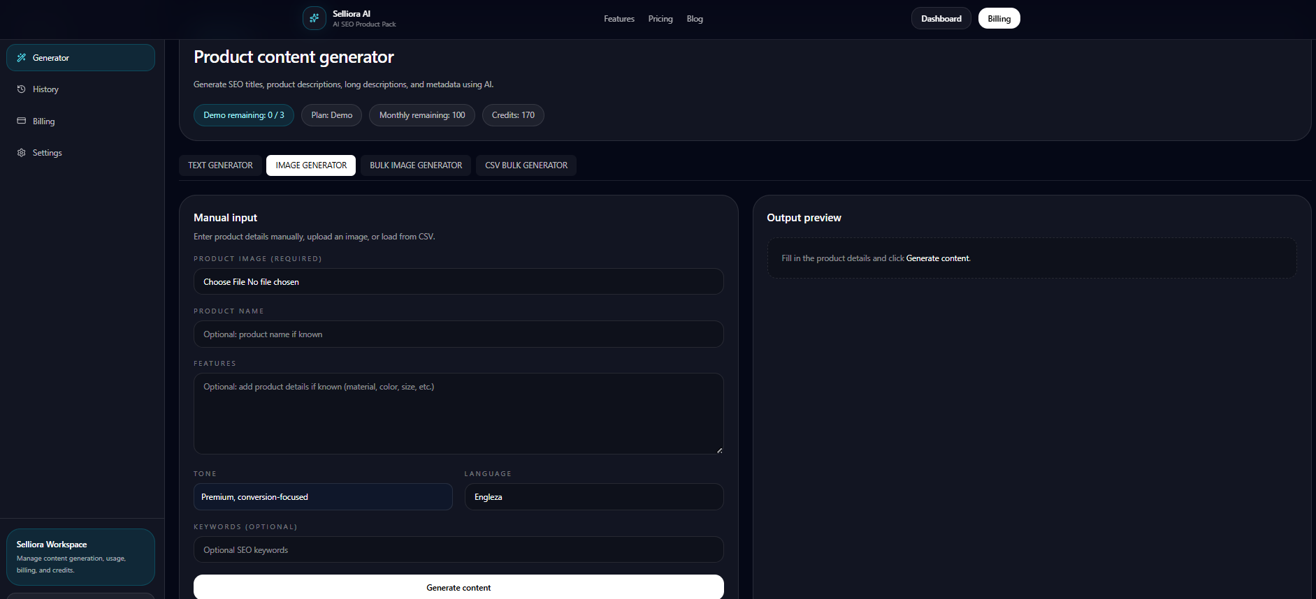Selliora AI gallery image