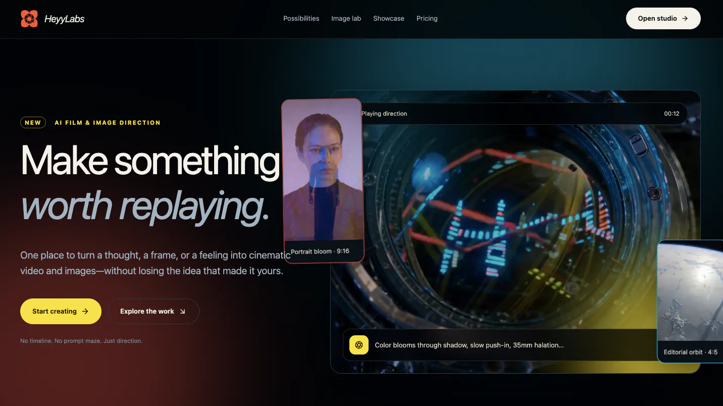 HeyyLabs — Create studio quality videos gallery image