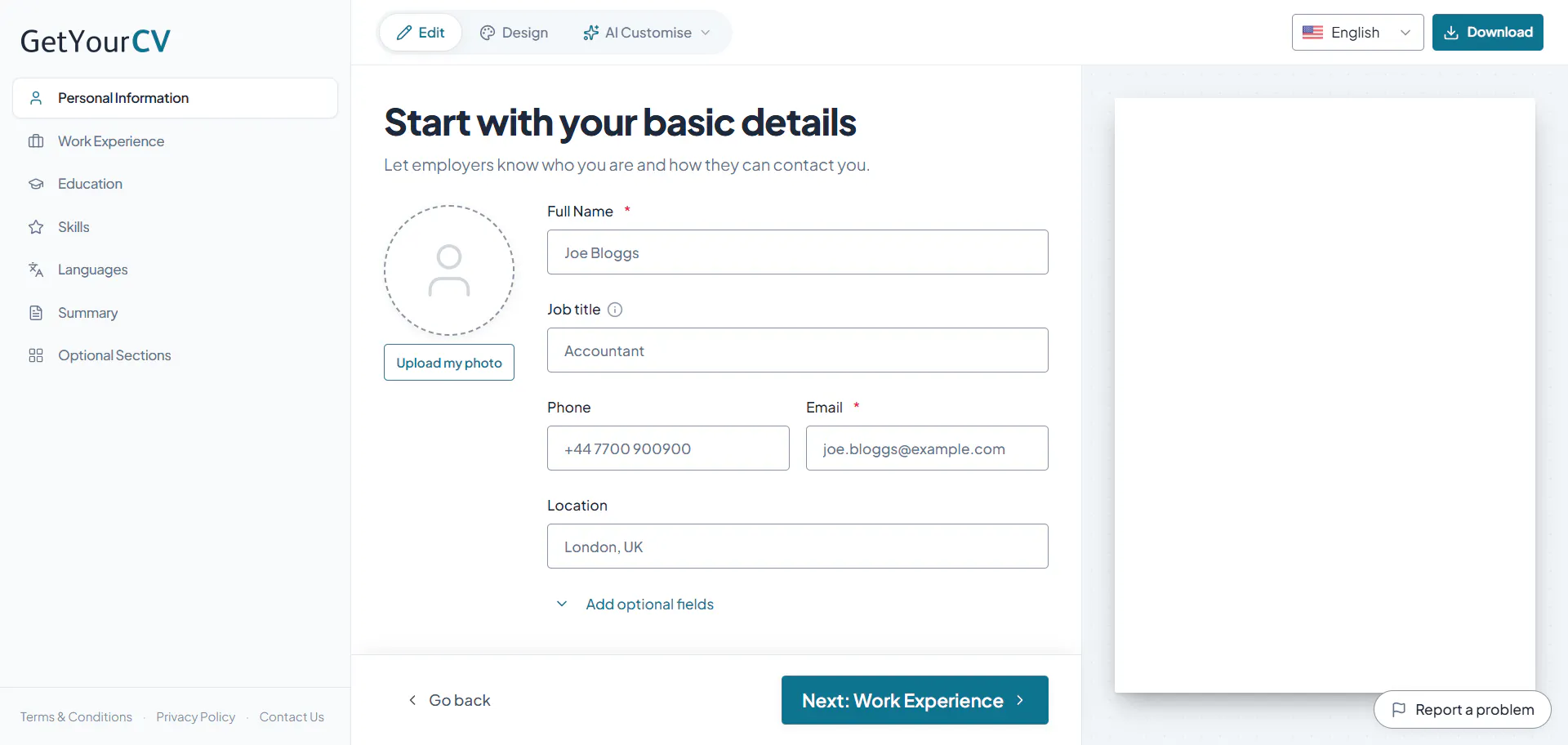 GetYourCV gallery image