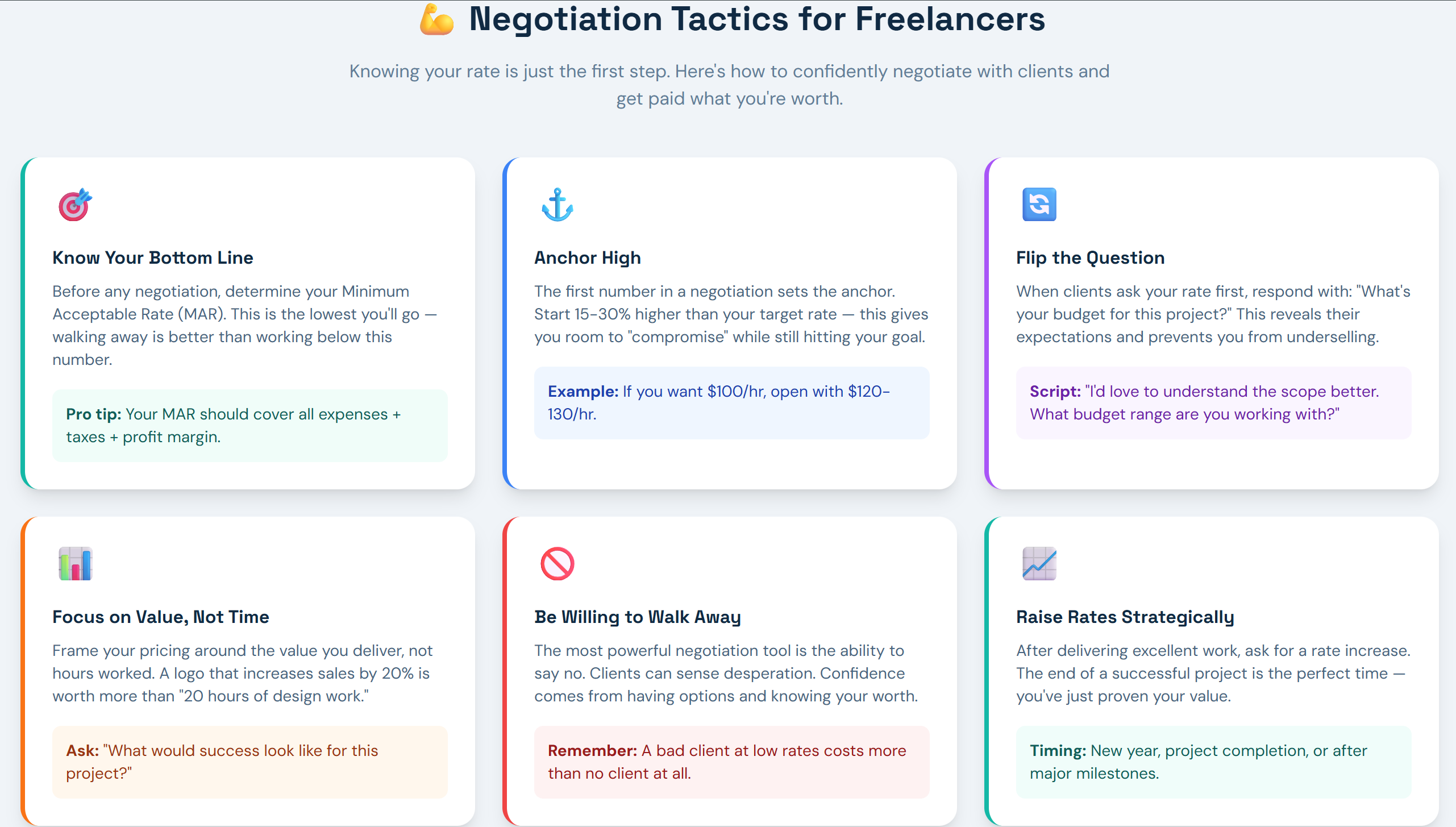 Freelance Rate Calculator - Screenshot 3 showing product features and functionality