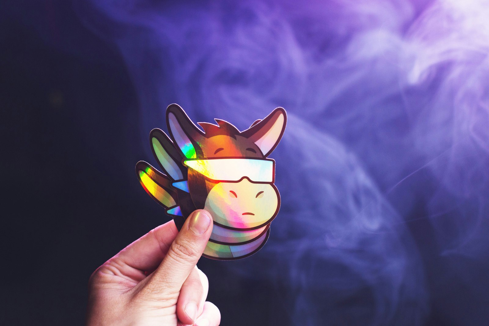 Holographic Stickers by Sticker Mule Rad stickers with futuristic