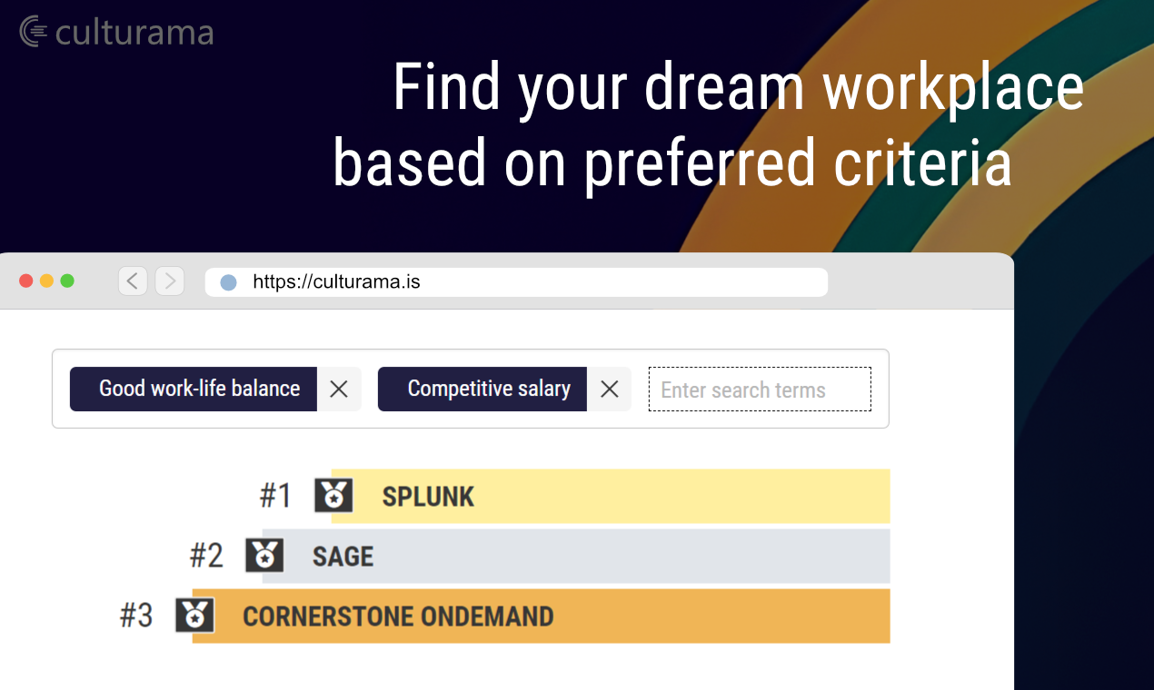 Culturama - AI compares cultures of 1500 companies using 5M opinions media 5