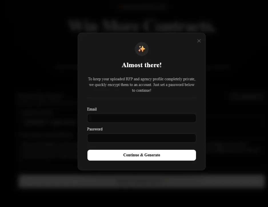 WinRFP AI gallery image
