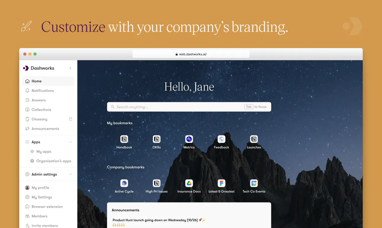 Dashworks 2.0 screenshot