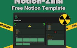 NOTION-ZILLA | Kaiju Notion Template media 3