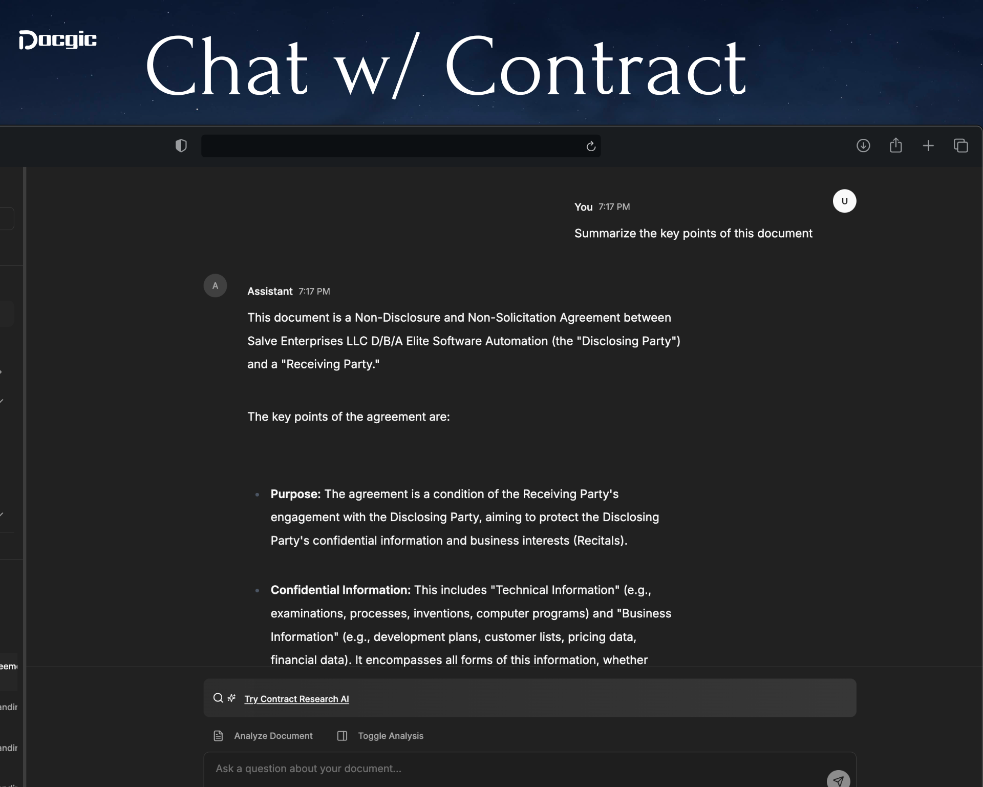 Docgic - Screenshot 5 showing product features and functionality