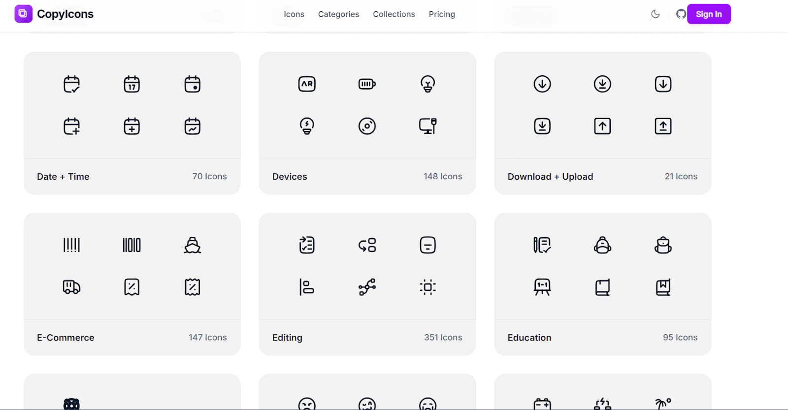 CopyIcons screenshot 2