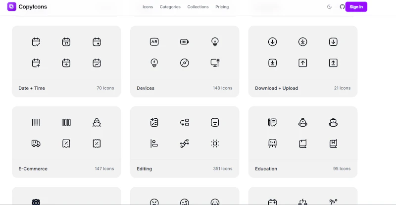 CopyIcons screenshot 2