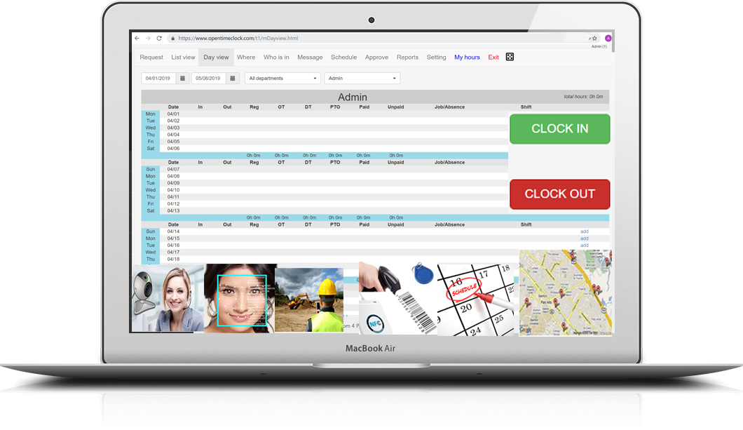 Open Time Clock gallery image