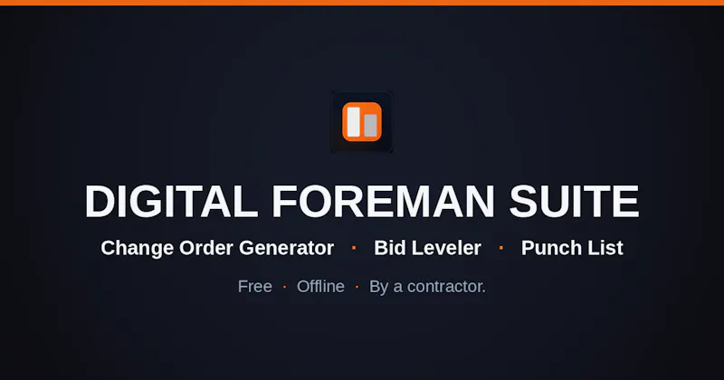 Digital Foreman Suite screenshot 2