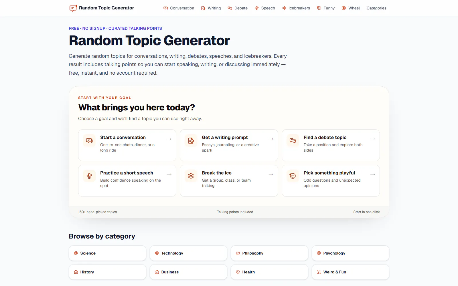 Random Topic Generator gallery image
