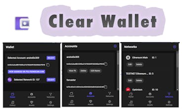 Clear EVM Wallet (CLW) gallery image