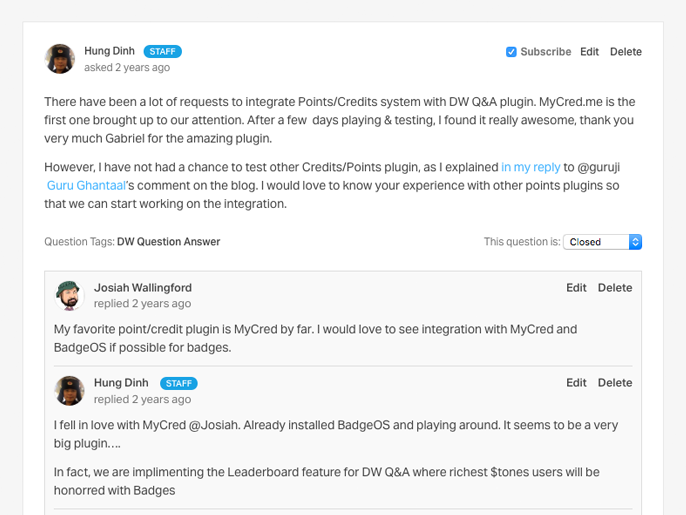Question & Answer for WordPress gallery image