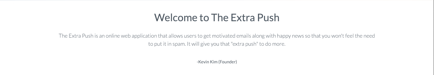 The Extra Push gallery image