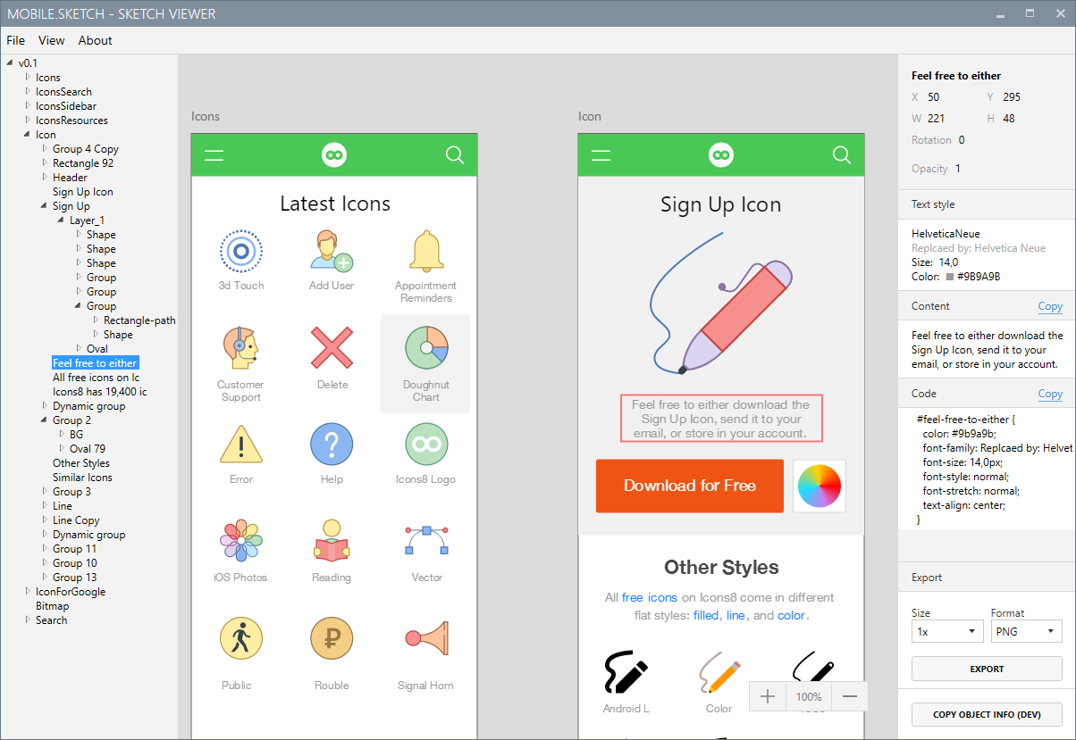 Lunacy Sketch Viewer For Windows With Features For Html