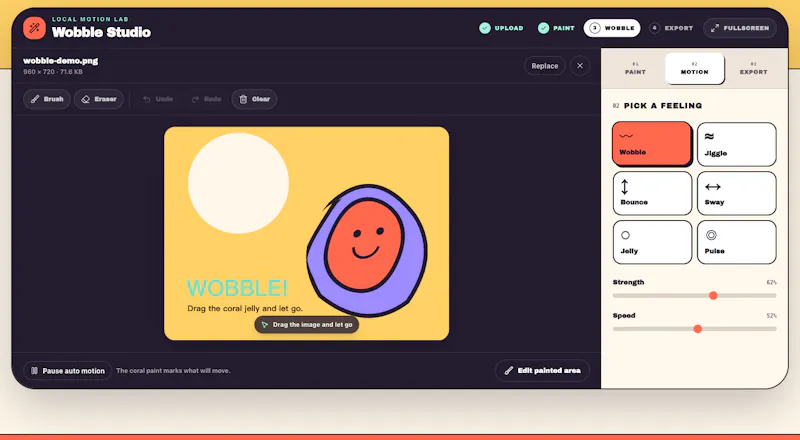 WobbleImage screenshot 3