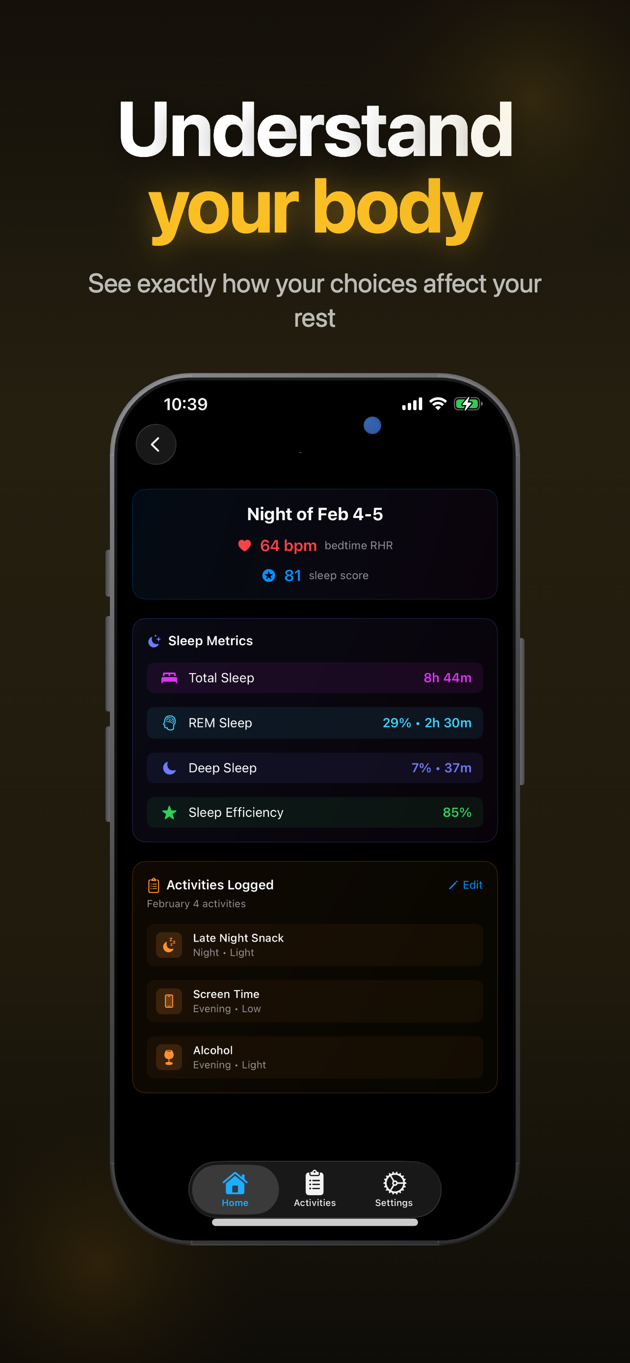 Drift Sleep Coach - Screenshot 2 showing product features and functionality