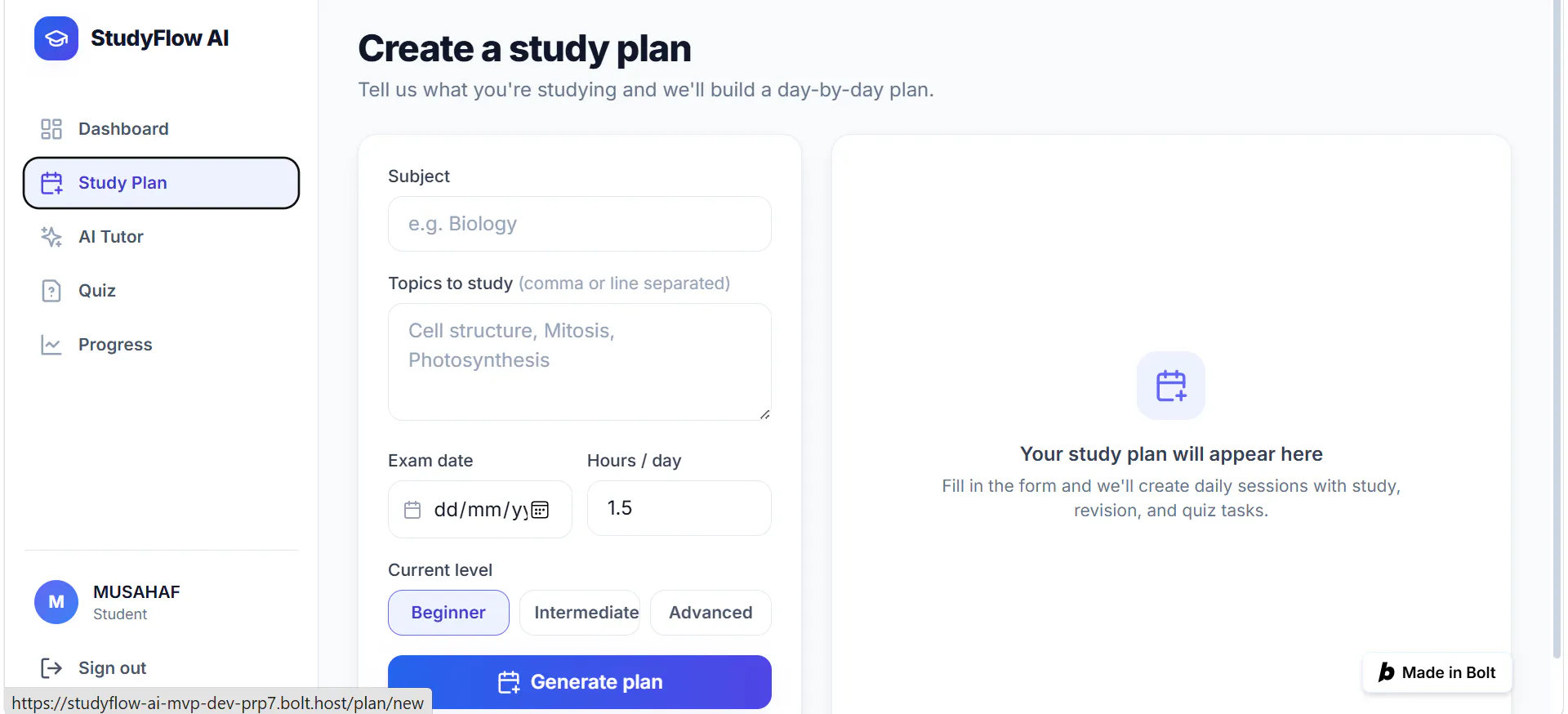 StudyFlow AI  gallery image