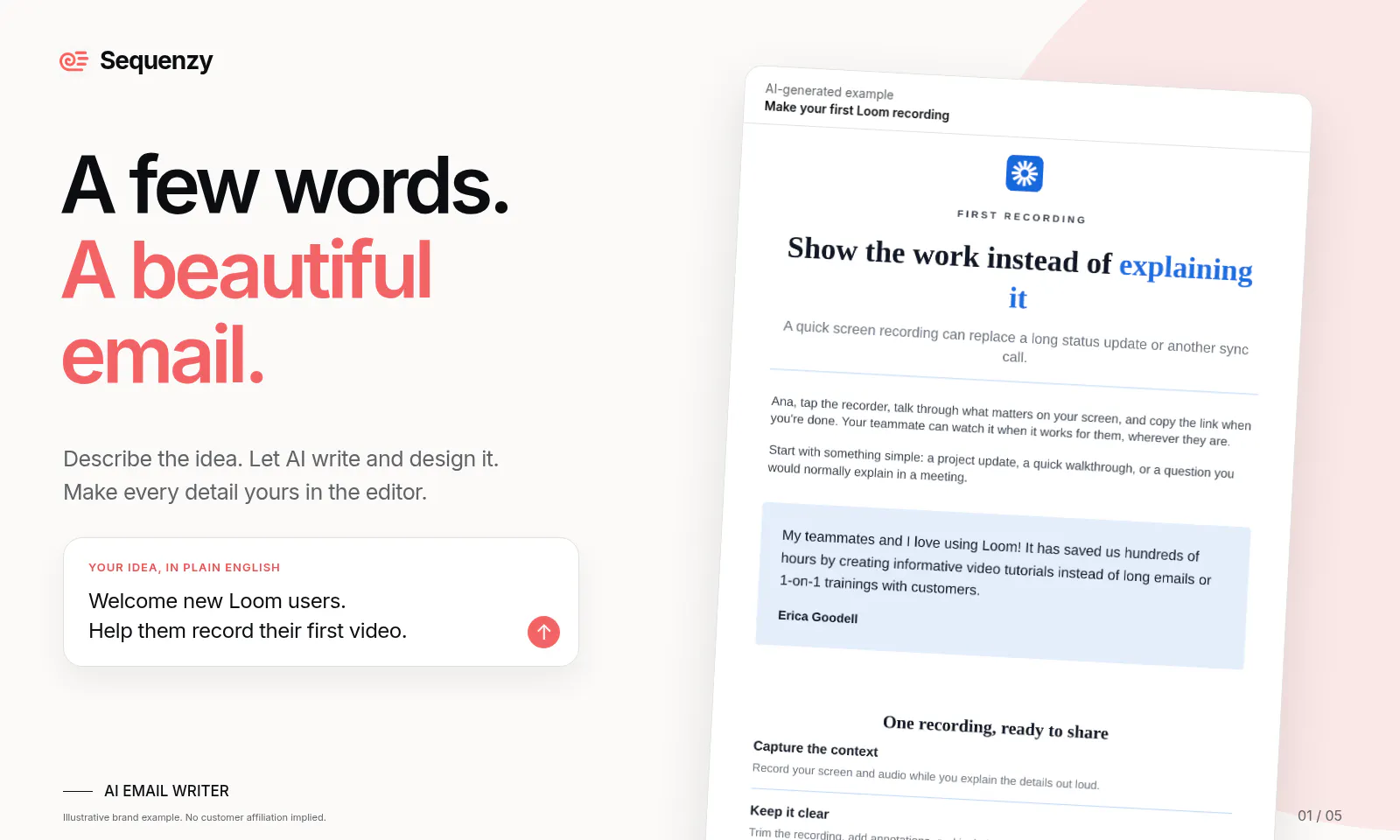 Sequenzy: AI-Native Email Marketing Tool screenshot 1