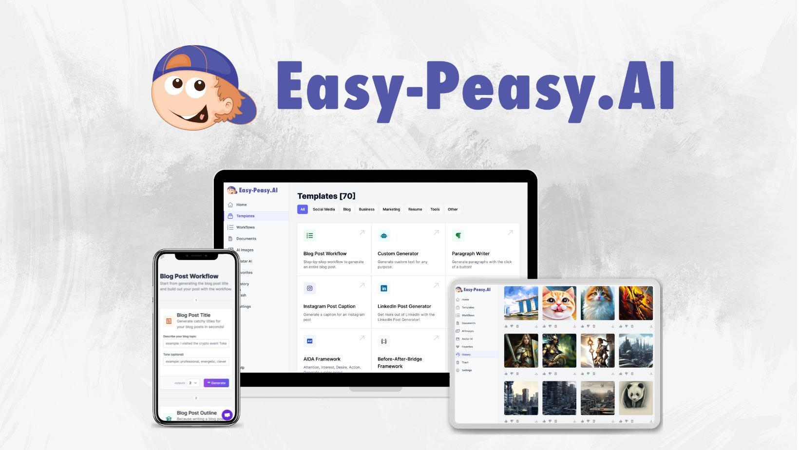 Media Easy-Peasy.AI - Tạo nội dung tuyệt vời nhanh hơn 10 lần 1