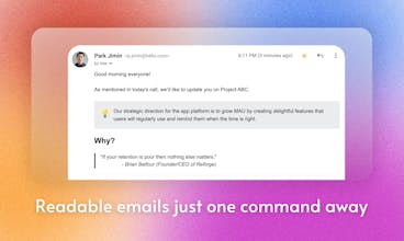 Notion-like Mail Formatter gallery image