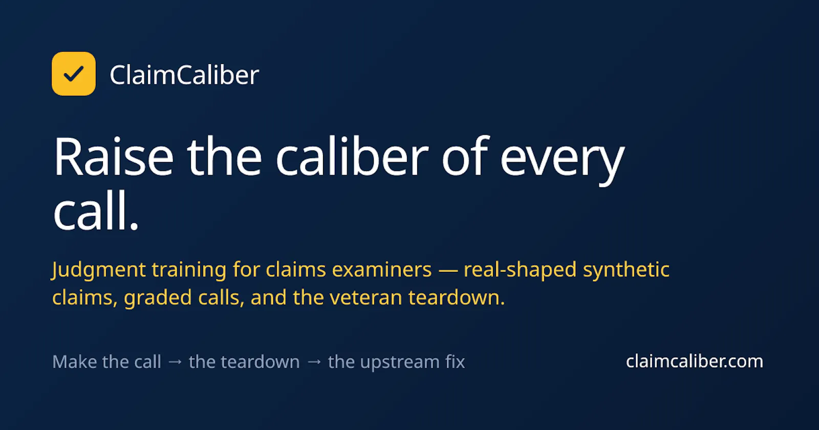 ClaimCaliber screenshot 1
