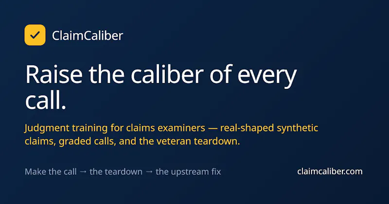 ClaimCaliber screenshot 1