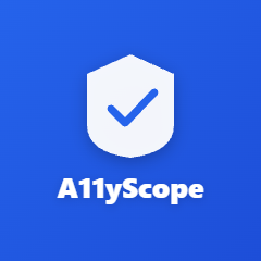A11yScope - Product Hunt launch logo and brand identity
