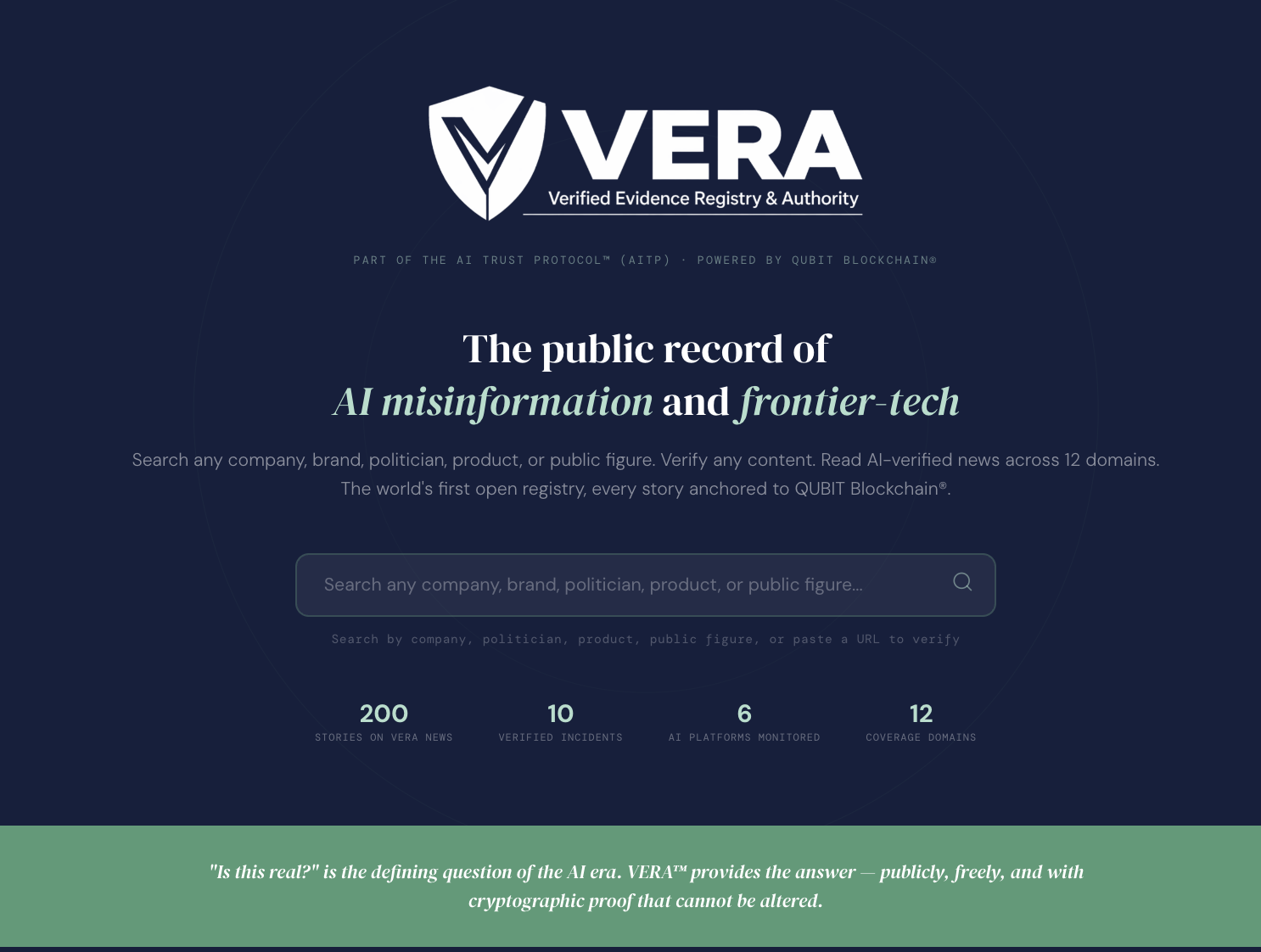 VERA™ — The SSL for AI gallery image