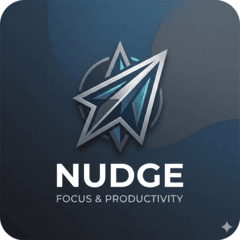 Nudge Beta Launch, require 12-15 testers - Product Hunt launch logo and brand identity