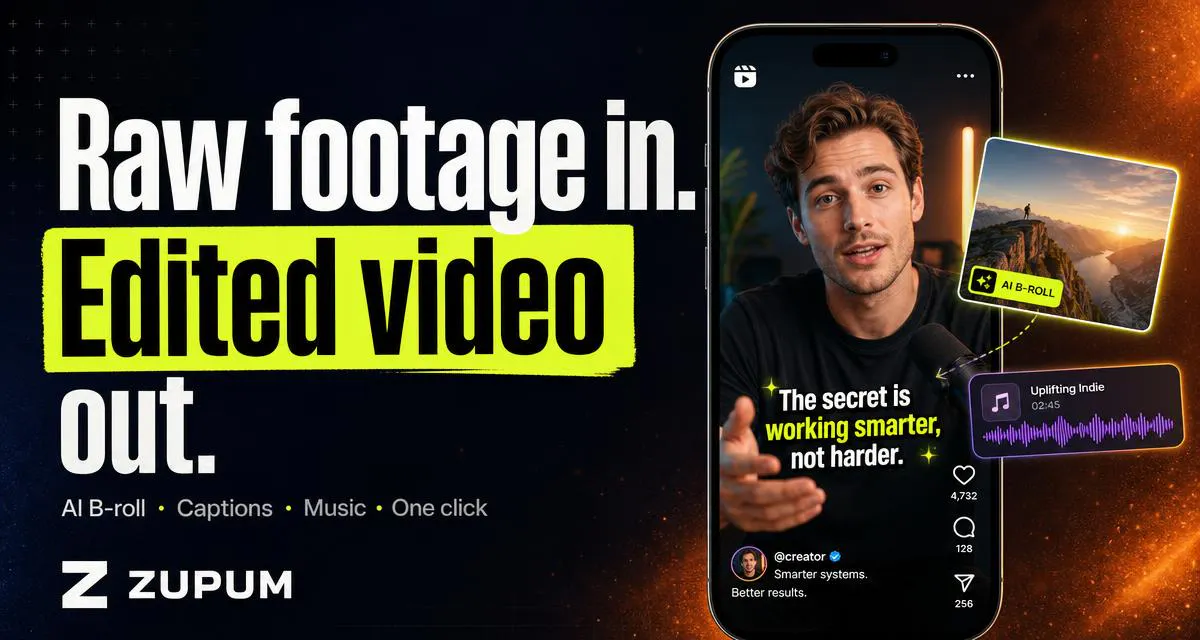 Zupum - AI Video Editor gallery image