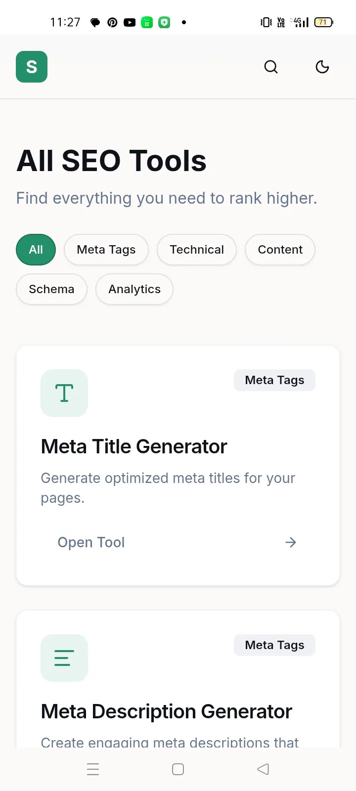 SabrTime SEO TOOLS gallery image