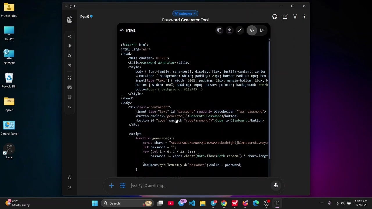 EyuX Al - Workspace gallery image