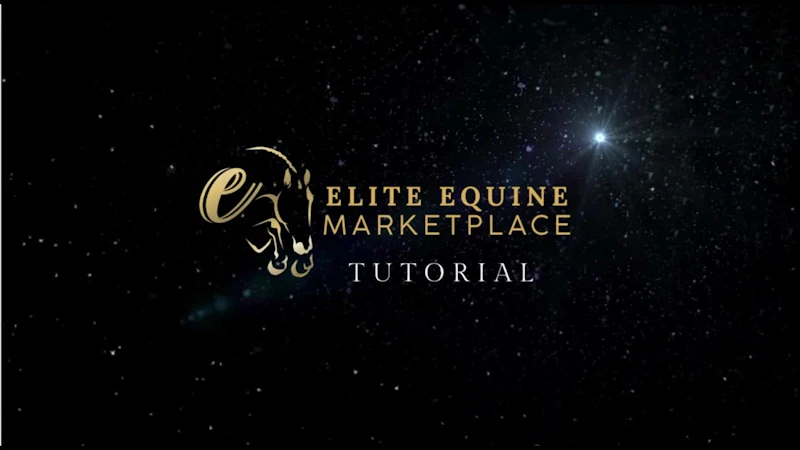 Elite Equine Marketplace screenshot 1 (video preview)