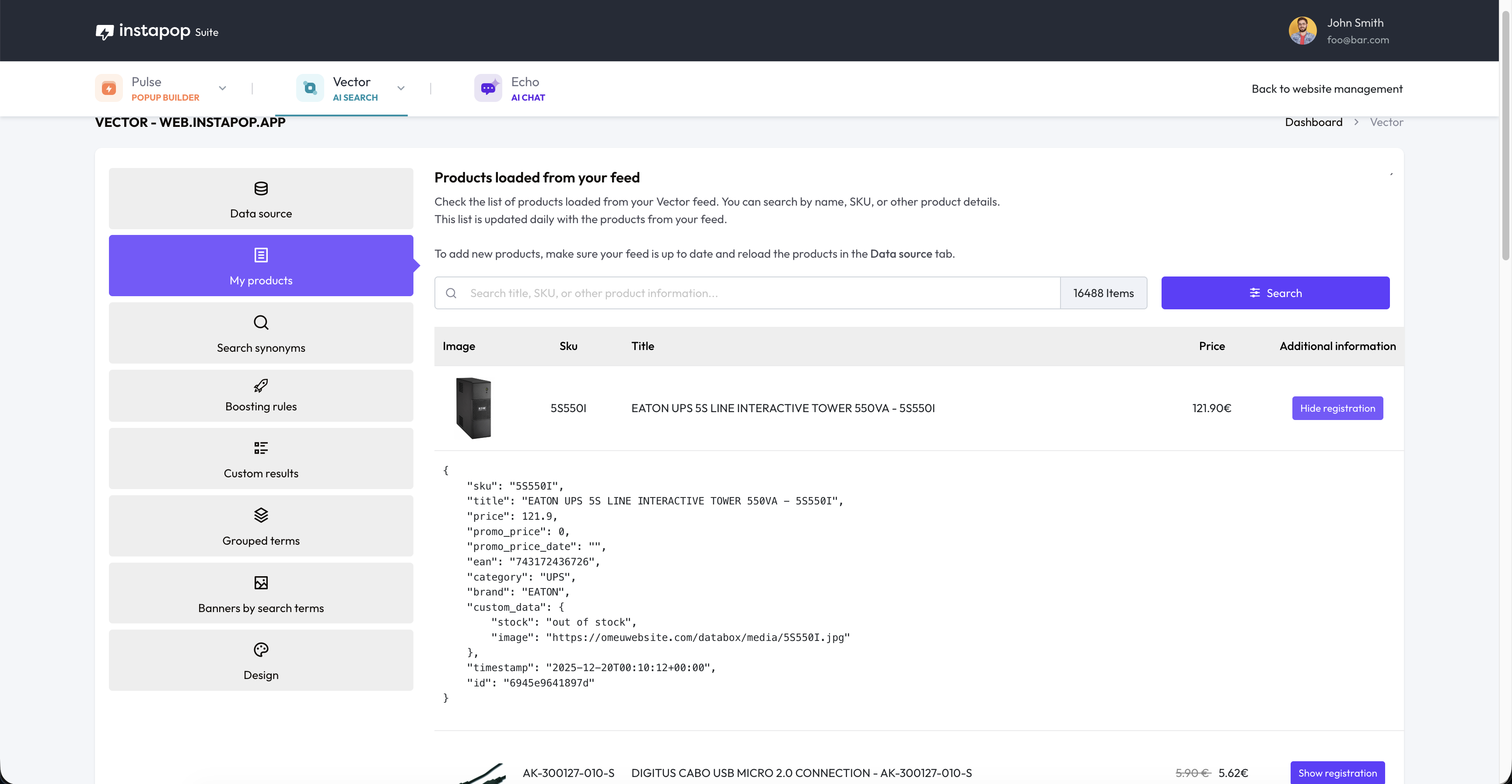 Instapop suite gallery image