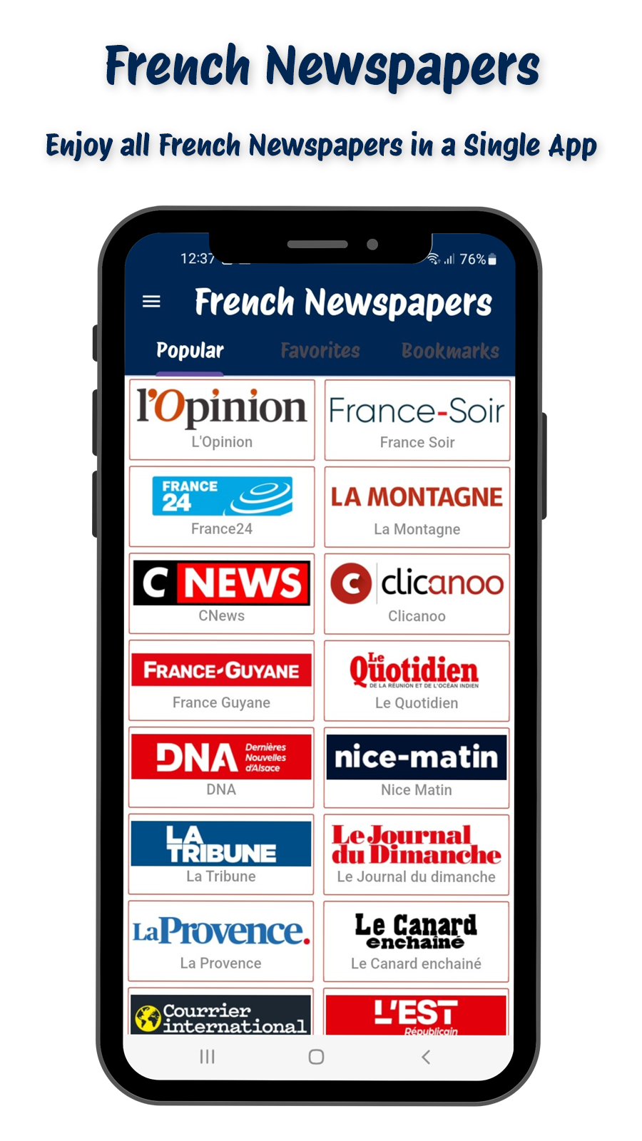 Média All French Newspapers App - Tous les journaux et magazine français sont dans vos doigts 4